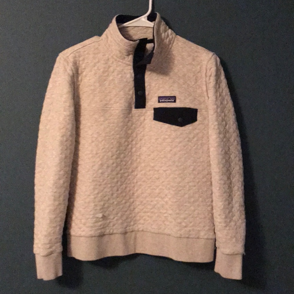 Patagonia organic cotton quilt snap-t pullover